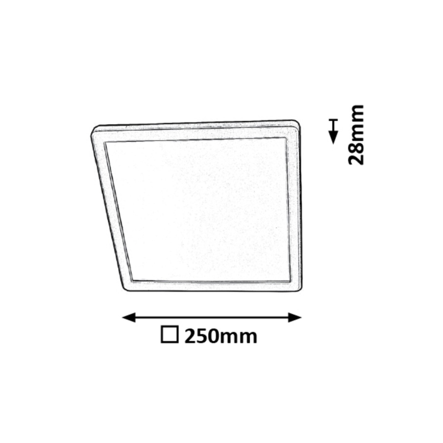 Rabalux - LED Bathroom ceiling light LED/15W/230V IP44