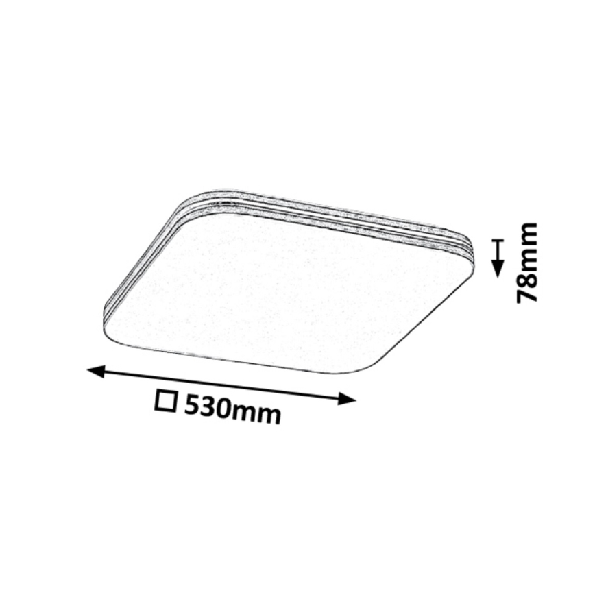 Rabalux - LED Ceiling light LED/36W/230V angular