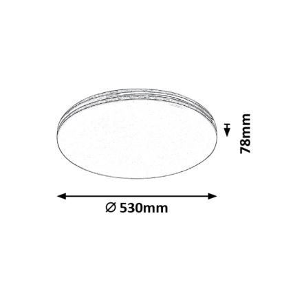 Rabalux - LED Ceiling light LED/36W/230V round