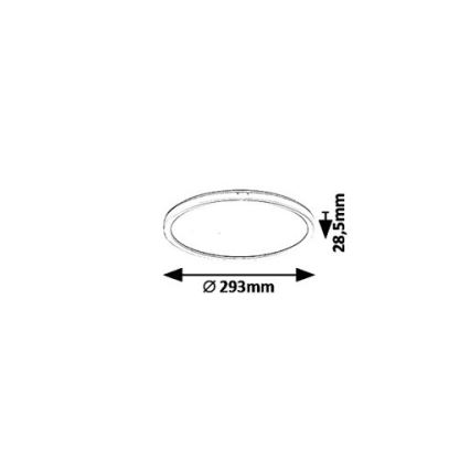 LED Ceiling light LED/18W/230V