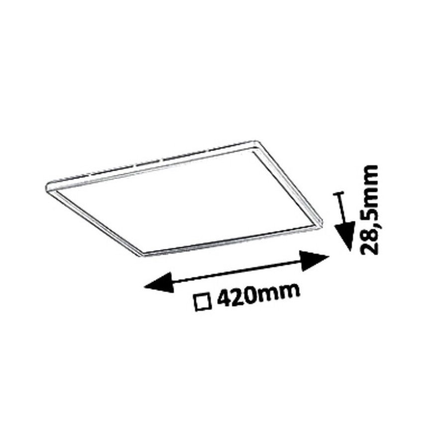 Rabalux - LED Dimming ceiling light LED/22W/230V