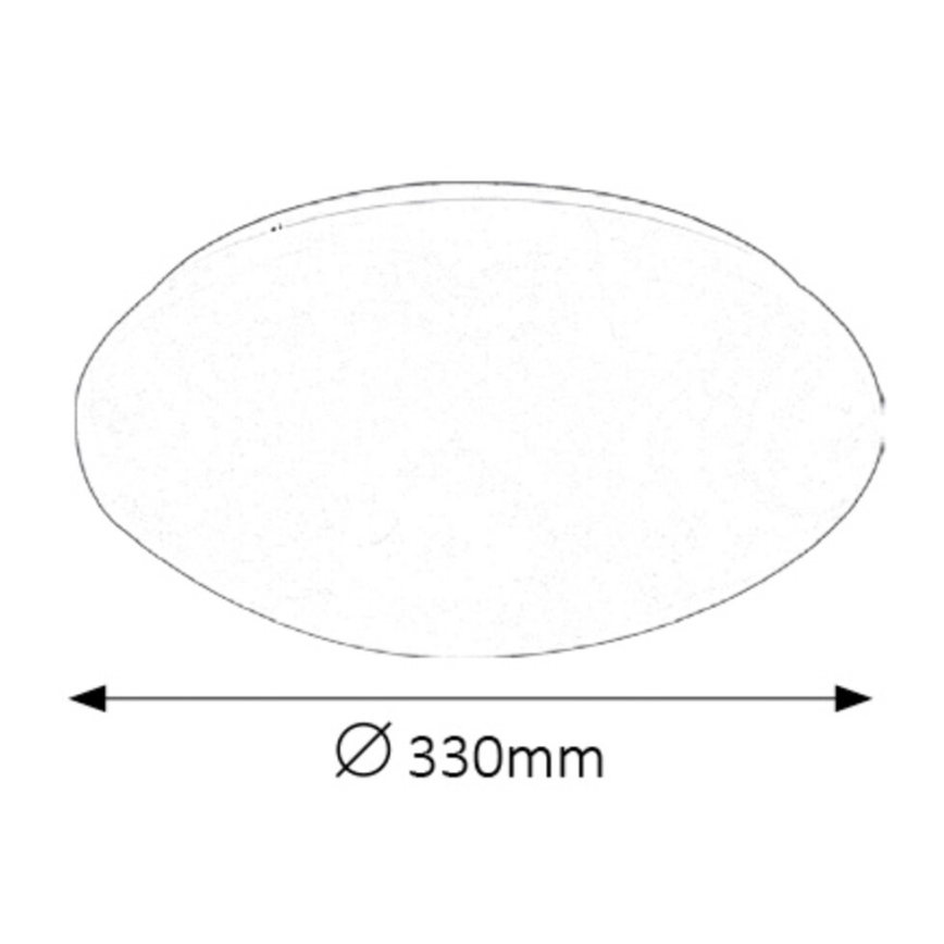 Rabalux - LED bathroom ceiling light LED/18W/230V