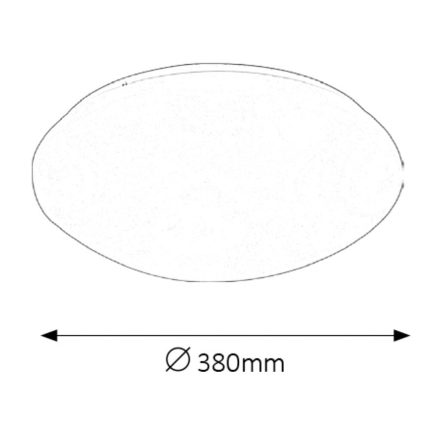 Rabalux - LED Bathroom ceiling light LED/24W/230V IP44 d. 38 cm