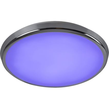 Rabalux - LED RGB Dimmable bathroom ceiling light LED/18W/230V d. 30 cm 3000-6500K IP44 + remote control