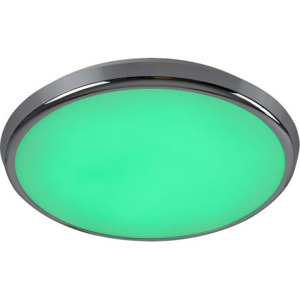 Rabalux - LED RGB Dimmable bathroom ceiling light LED/18W/230V d. 30 cm 3000-6500K IP44 + remote control