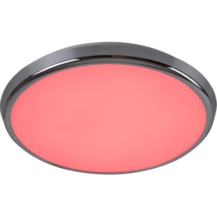 Rabalux - LED RGB Dimmable bathroom ceiling light LED/18W/230V d. 30 cm 3000-6500K IP44 + remote control