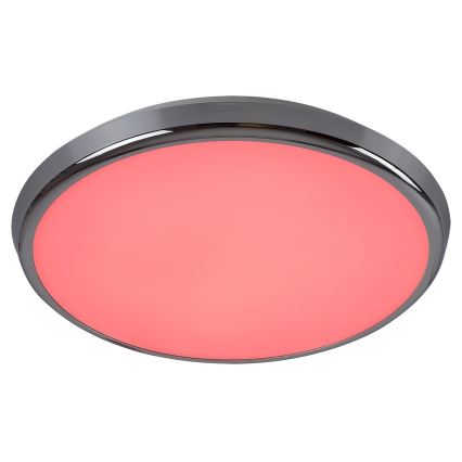 Rabalux - LED RGB Dimmable bathroom ceiling light LED/18W/230V d. 30 cm 3000-6500K IP44 + remote control