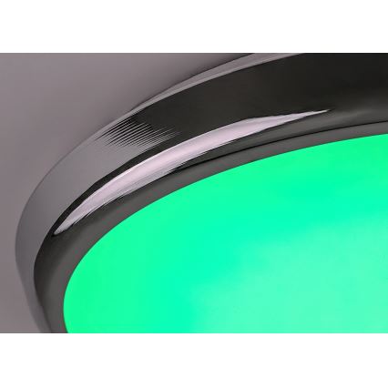 Rabalux - LED RGB Dimmable bathroom ceiling light LED/18W/230V d. 30 cm 3000-6500K IP44 + remote control