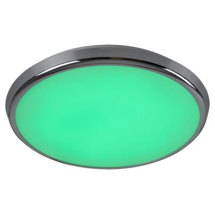 Rabalux - LED RGB Dimmable bathroom ceiling light LED/18W/230V d. 30 cm 3000-6500K IP44 + remote control