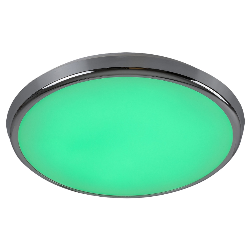 Rabalux - LED RGB Dimmable bathroom ceiling light LED/18W/230V d. 30 cm 3000-6500K IP44 + remote control
