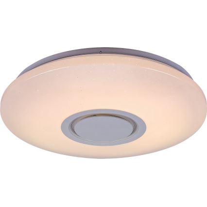 Rabalux - LED RGB Dimmable Ceiling Light with Speaker, 24W LED / 230V, Tuya Wi-Fi Compatible + Remote Control, Ø 40 cm