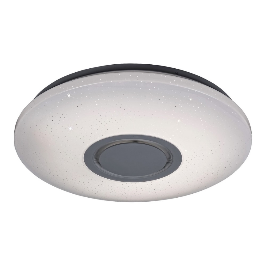 Rabalux - LED RGB Dimmable Ceiling Light with Speaker, 24W LED / 230V, Tuya Wi-Fi Compatible + Remote Control, Ø 40 cm