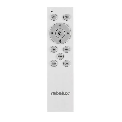 Rabalux - LED RGB Dimmable ceiling light LED/40W/230V 2700-6500K Wi-Fi Tuya  + remote control