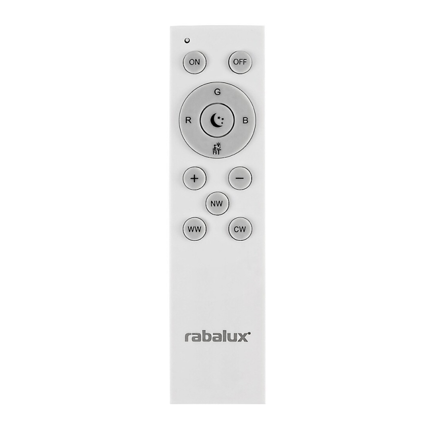Rabalux - LED RGB Dimmable ceiling light LED/40W/230V 2700-6500K Wi-Fi Tuya  + remote control