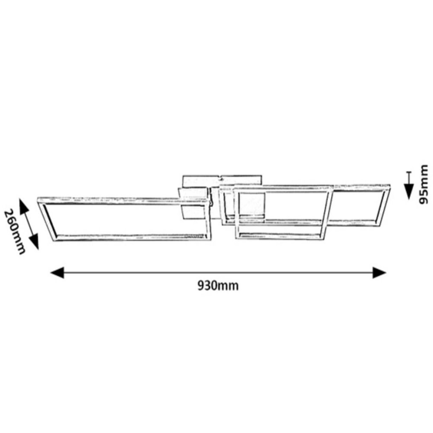 Rabalux - LED Surface-mounted chandelier LED/44W/230V white
