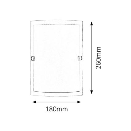 Rabalux - Wall light 1xE27/60W/230V