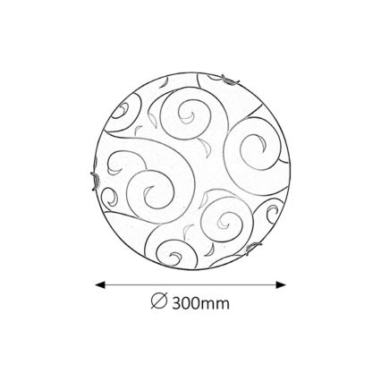 Rabalux - Wall light 1xE27/60W/230V