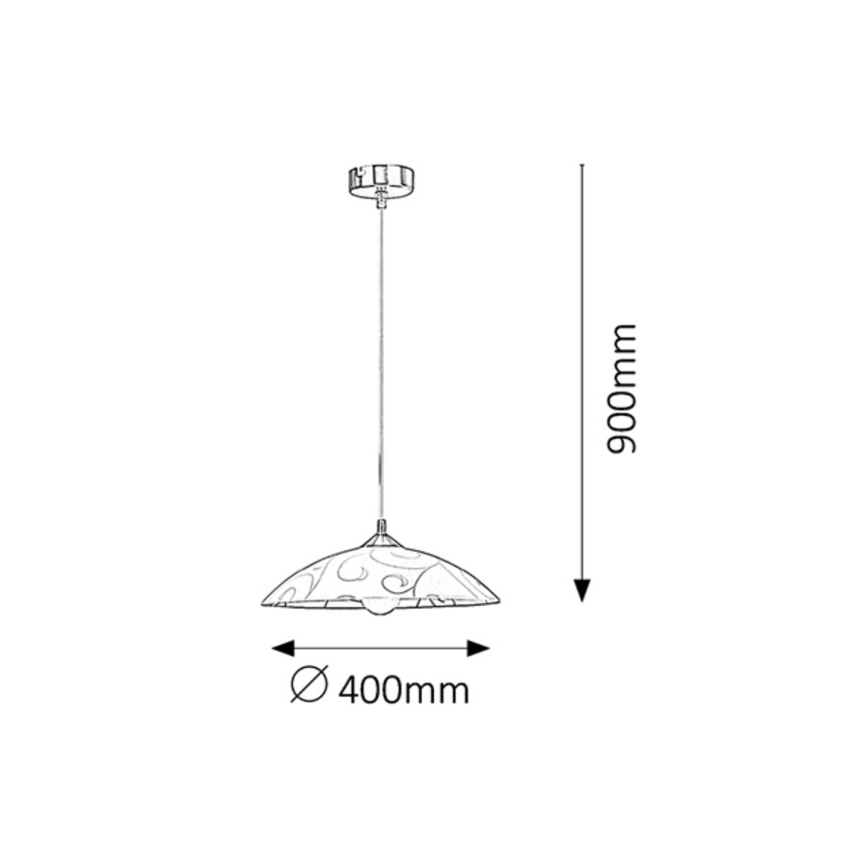 Rabalux - Chandelier 1xE27/60W/230V