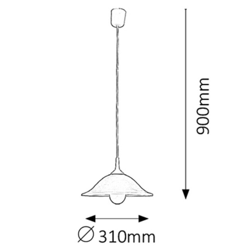 Rabalux - Chandelier 1xE27/60W/230V