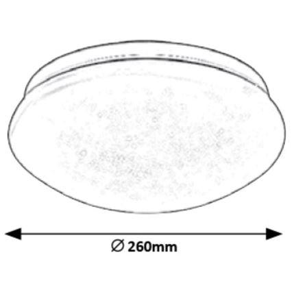Rabalux - LED Ceiling light LED/12W/230V