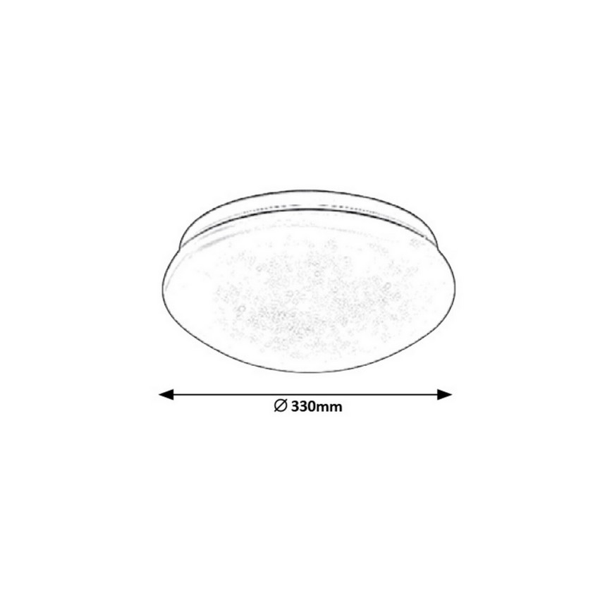 Rabalux - LED Ceiling light LED/18W/230V d. 33 cm