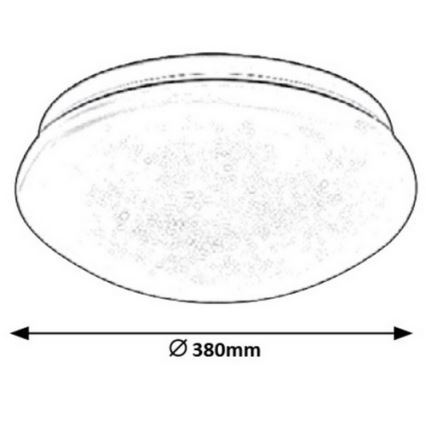 Rabalux - LED Ceiling light LED/24W/230V