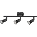 Rabalux - 3x GU10 Spotlight, 25W/230V, Black