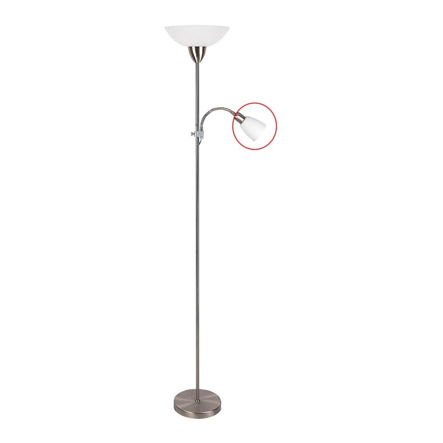 Rabalux 4067 - Replacement glass for floor lamp DIANA E14 small white