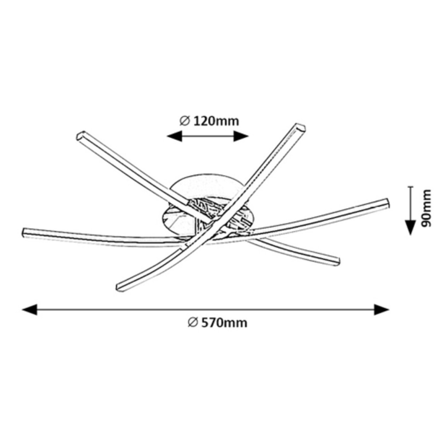 Rabalux - LED Ceiling light LED/21W/230V 4000K