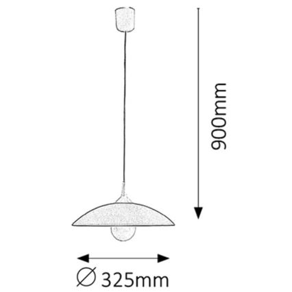 Rabalux - Chandelier 1xE27/60W/230V