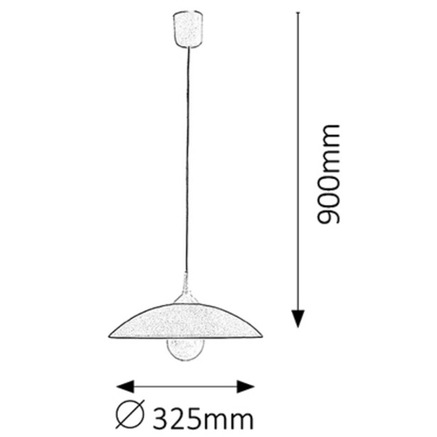Rabalux - Chandelier 1xE27/60W/230V