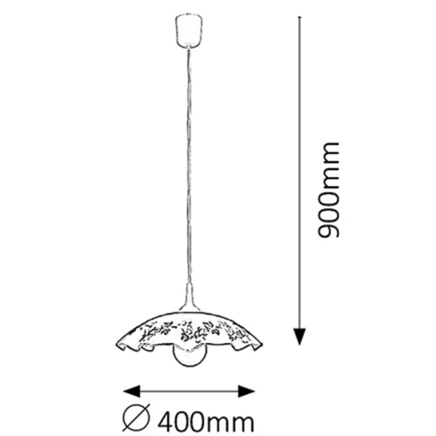 Rabalux - Chandelier E27/60W/230V