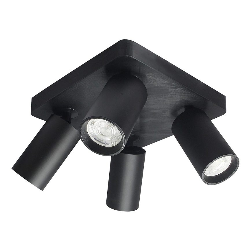 Rabalux - 4xGU10/7W/230V Spotlight, Black