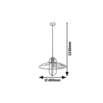 Rabalux - Chandelier on a string VIDA 1xE27/8W/230V