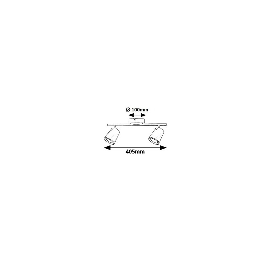 Rabalux - LED Spotlight SOLANGE 2xLED/6W/230V