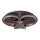 Rabalux 5050 - LED Dimming ceiling light CAPRIANA LED/18W/230V
