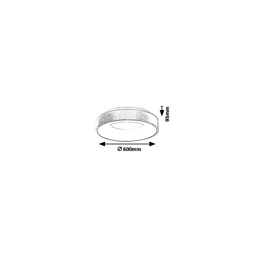 Rabalux - LED Ceiling light CARMELA LED/50W/230V