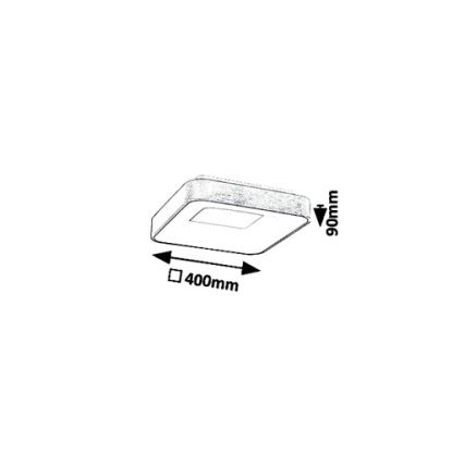 Rabalux - LED Ceiling light CARMELA LED/30W/230V 40x40 cm