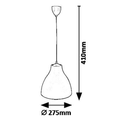 Rabalux - Chandelier on a string 1xE27/40W/230V