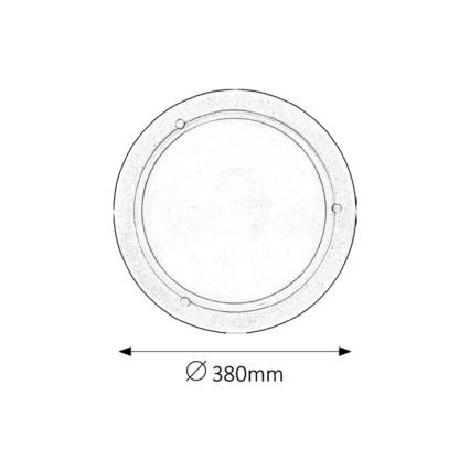 Rabalux - Ceiling light 2xE27/60W/230V d. 38 cm