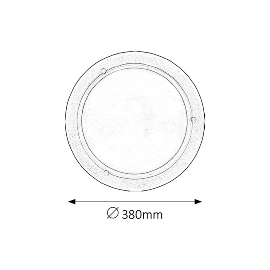 Rabalux - Ceiling light 2xE27/60W/230V d. 38 cm