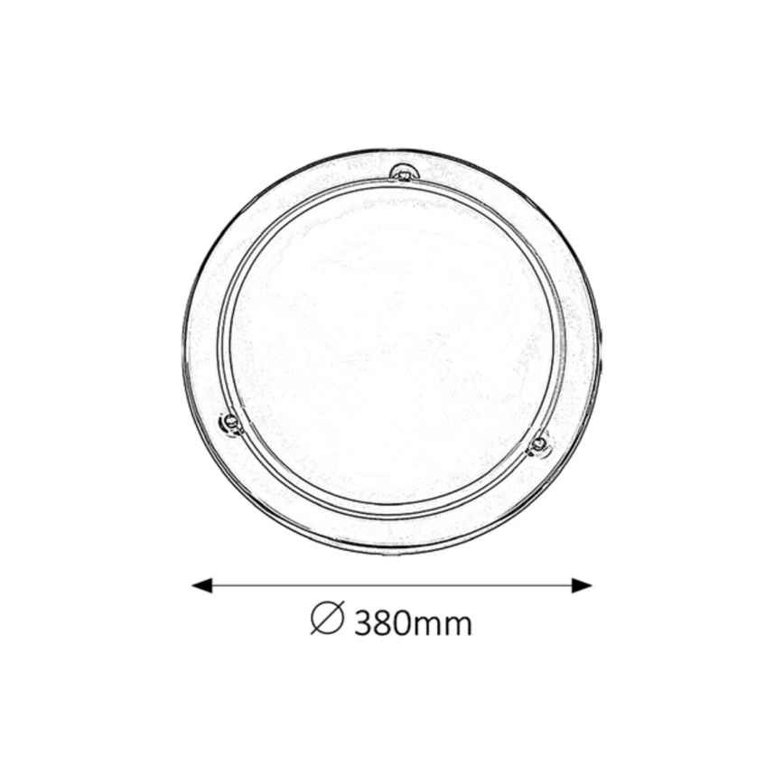 Rabalux - Ceiling light 2xE27/60W/230V d. 38 cm