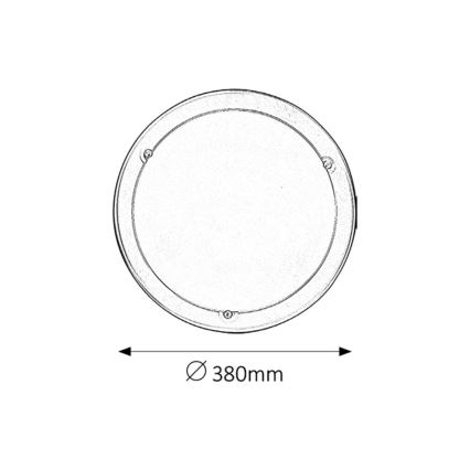 Rabalux - Ceiling light 2xE27/60W/230V