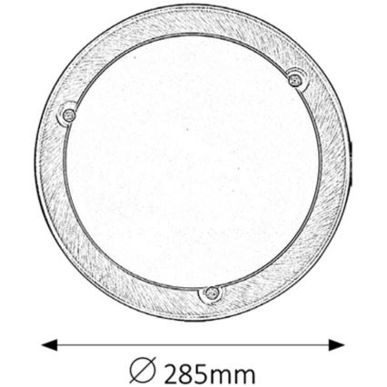 Rabalux - Ceiling light 1xE27/60W/230V d. 28,5 cm