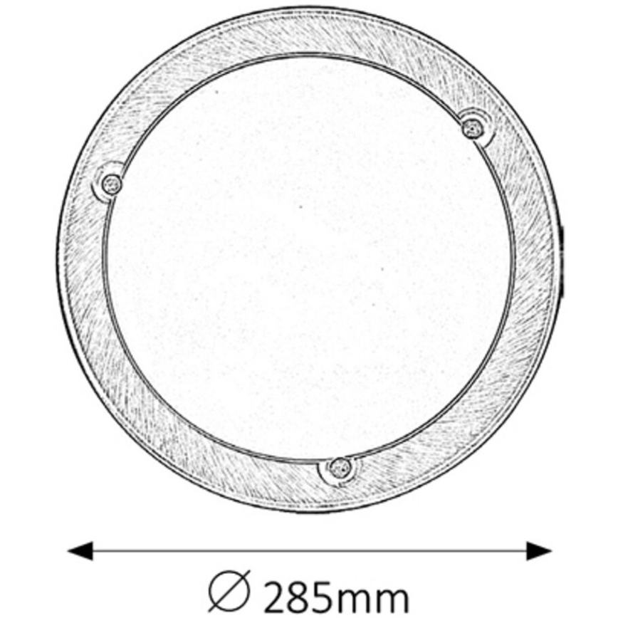 Rabalux - Ceiling light 1xE27/60W/230V d. 28,5 cm