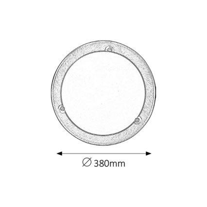 Rabalux - Ceiling light 2xE27/60W/230V d. 38 cm