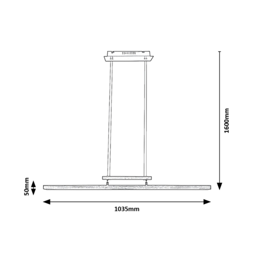 Rabalux - LED Dimmable chandelier on a string LED/27W/230V