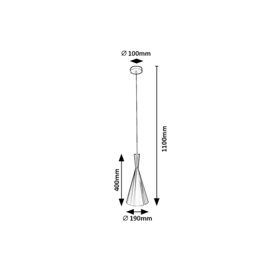 Rabalux - Chandelier on a string 1xE27/40W/230V