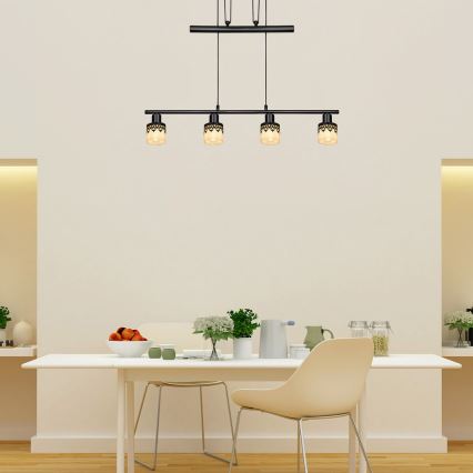Rabalux - Chandelier on a string LACEY 4xE14/40W/230V