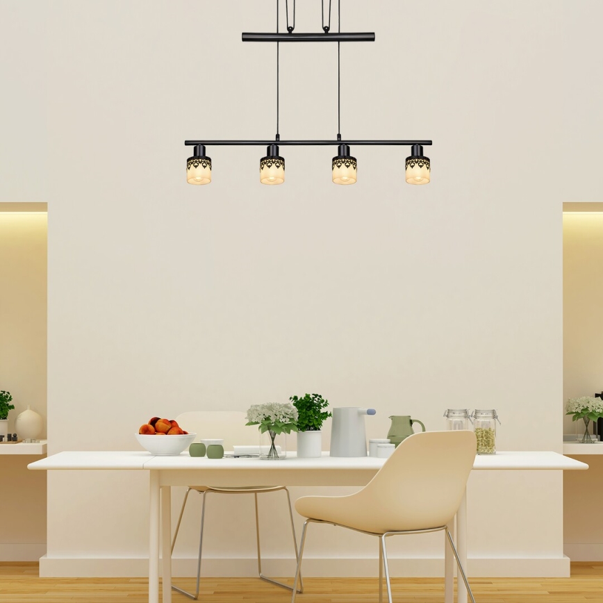 Rabalux - Chandelier on a string LACEY 4xE14/40W/230V